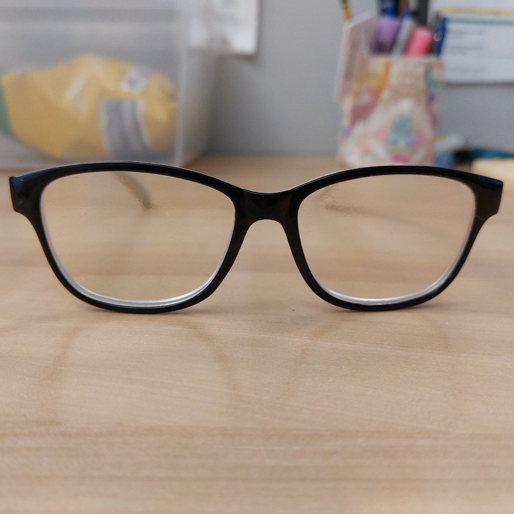 Foster Grant Kinsey Women's Premium Black Reading Glasses NS0722 Kinsey +2.75